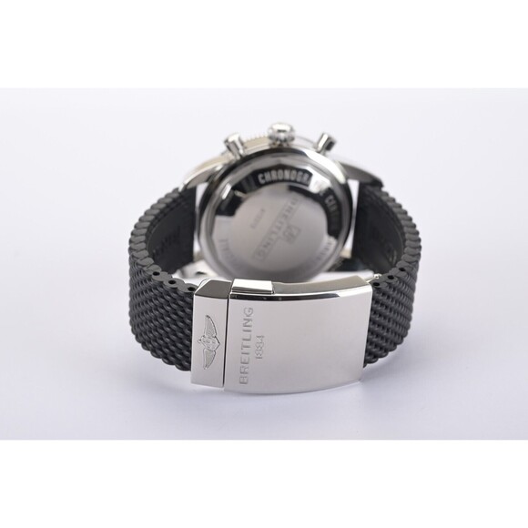 Breitling SuperOcean Heritage II A13313 Black Chronograph 44mm Watch Full Set - Picture 10 of 13